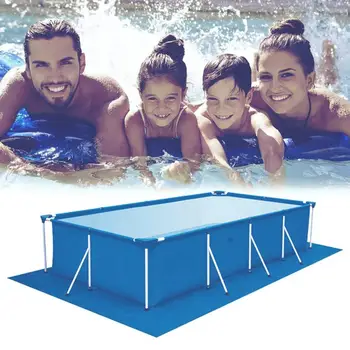  Многоразмерный коврик для бассейна Ткань для основания бассейна Прямоугольный пол для защиты бассейна Надувной коврик для защиты бассейна
