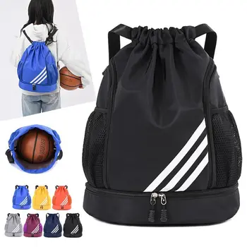 Модный чехол для спортивной сумки с большой емкостью и рюкзаком на шнурке для спортивной сумки для спорта, фитнеса, плавания и путешествий 2