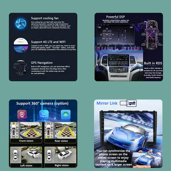 Мультимедийный проигрыватель автомагнитолы для BYD E6 2012 2013 2014 2015 2016 2017 Android 13 Навигация GPS Видео Carplay Экран NO 2 DIN DVD 2