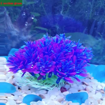  Мягкое фиолетовое подводное водное растение Аквариум Водные растения для дома Аквариум Декор Аквариум Ландшафтный декор Симуляция Завод