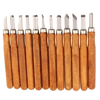 Набор инструментов для резьбы по дереву Нож для резьбы по дереву Инструменты для начинающих и профессионального дизайна Набор ручных инструментов DIY Wood Sculpt