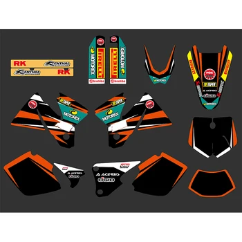 Наклейка на мотоцикл EXC для KTM Motor EXC 1998 1999 2000 Graphics Kit
