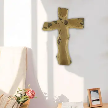 Настенный декор Крест Декоративный подарок Духовный эстетический настенный художественный декор настенное распятие для комнаты дверь дома спальня гостиная