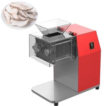  Настольная мясорезка Бытовая машина для нарезки замороженного мяса Толщина овощерезки Регулируемая