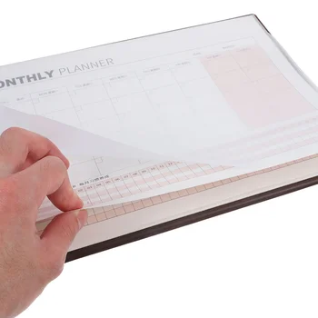 Настольный пустой лист календаря Блокнот для ежемесячного планировщика Пустой блокнот для планирования календаря 3