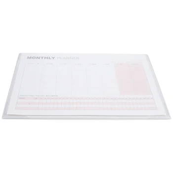 Настольный пустой лист календаря Блокнот для ежемесячного планировщика Пустой блокнот для планирования календаря 5