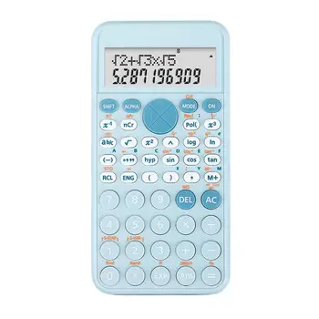 Научный калькулятор Синие белые студенческие калькуляторы для класса, средней средней школы или колледжа Небольшие карманные калькуляторы для