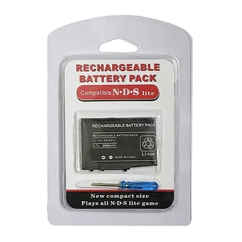НОВАЯ литиевая аккумуляторная батарея 3,7 В 2000 мАч для сменной батареи геймпада Nintendo DSL NDS Lite DS Lite + набор инструментов