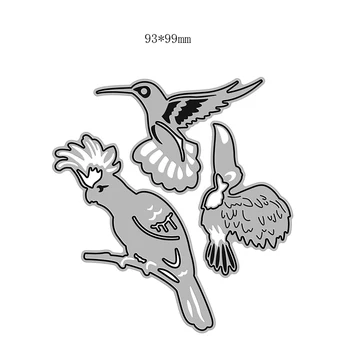  Новая пресс-форма для тиснения птиц какаду 2021 Металлические режущие штампы для DIY Декоративный альбом для скрапбукинга Без марок 4