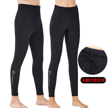 Новые мужские утолщенные теплые штаны для дайвинга толщиной 2 мм, женские штаны для дайвинга с раздельным корпусом, штаны для зимнего плавания для серфинга на парусной лодке