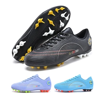  Новые мужские футбольные кроссовки AG / SG Износостойкие высококачественные футбольные тренировочные ботинки на открытом воздухе Женская детская спортивная обувь 0