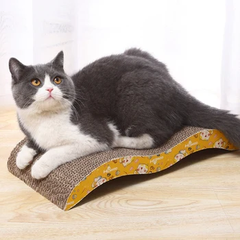 Новый картонный когтеточка для кошек с текстурами царапин премиум-класса Прочный когтеточки для кошек 4