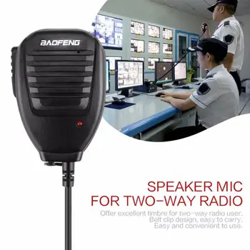 Новый микрофон для динамика для Baofeng 888S 5R UV82 8D 5RE 5RA Динамик Микрофон Гарнитура Двустороннее радио Рация Портативный микрофон