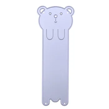 новый милый медведь закладка металлические штампы трафареты для DIY скрапбукинг альбом бумажные карты декоративные ремесла тиснение высечки 0