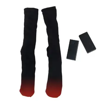 Носки с подогревом Термоноски Грелка для ног Носки с электрическим подогревом Батарея Подогреваемые зимние теплые носки без батареек для улицы