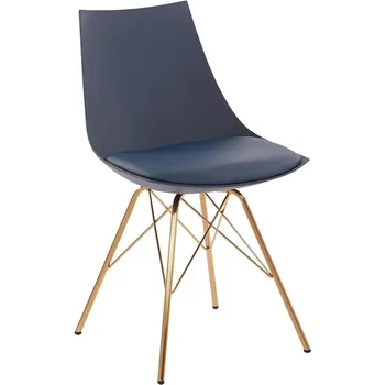 Обеденный стул Mid-Century Modern Bucket Chair с мягким сиденьем из искусственной кожи Стулья для кухни Бесплатная доставка Мебель Комната Главная