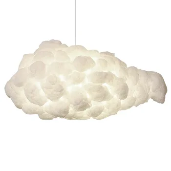  Облачный потолочный светильник Творческое искусство Хлопковое облако Детская комната Спальня Декоративная личность Облачные лампы