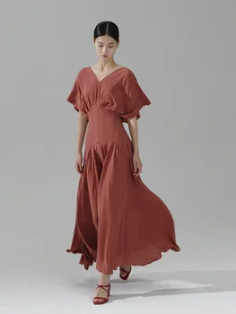 Облегающее платье для похудения~платье «рыбий хвост» длинное платье летнее платье с V-образным вырезом