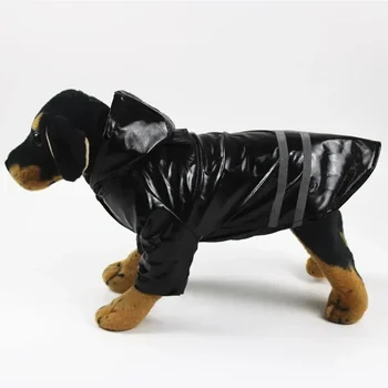 Одежда для собак Дождь На открытом воздухе S-XL Куртки с капюшоном Дышащий Собака Водонепроницаемый Щенки Плащи Пальто Для Домашних Животных Светоотражающий