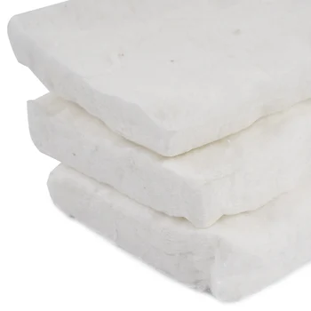 Одеяло из волокна Одеяло из керамического губчатого волокна Экологически чистая топка Firplace 30 * 10 * 1,5 см / 2,5 см Одеяло из керамического волокна