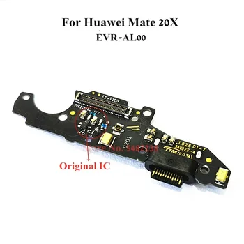 Оригинальная USB-зарядная плата для Huawei Mate 20X 4G EVR-AL00 USB-порт для зарядки, док-станция, гибкий кабель, быстрая зарядка с микрофоном
