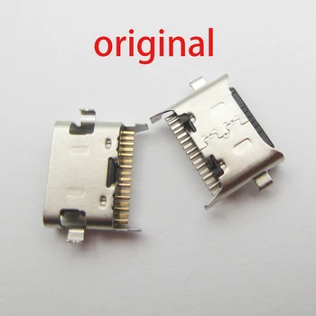 Оригинальная USB-розетка USB-порта для зарядки Type-C для Samsung A21 A215 A215U A215F A20S A207 207F A2070 Разъем зарядного устройства