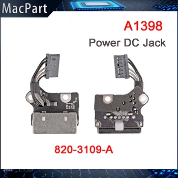 Оригинальный подержанный зарядный порт DC Power Jack Board 820-3109-A для Macbook Pro 15