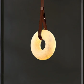 персонализированный ремень висячая мраморная лампа обеденный стол гостиная спальня прикроватный отель проживание в семье ретаурант подвесной светильник 1