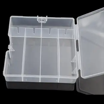 Пластиковый ящик для инструментов Многоразовые противопылевые износостойкие прозрачные рыболовные аксессуары для рыбалки на открытом воздухе