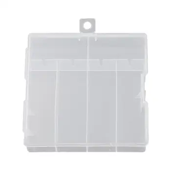 Пластиковый ящик для инструментов Многоразовые противопылевые износостойкие прозрачные рыболовные аксессуары для рыбалки на открытом воздухе 3