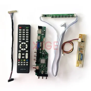  Плата контроллера Подходит LP141WX1-TL LP141WX3-TL USB+HDMI+VGA+AV+IR ЖК-дисплей 1280*800 LVDS-30Pin DIY Kit 1CCFL DVB Сигнальный цифровой 2