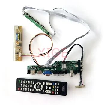  Плата контроллера Подходит LP141WX1-TL LP141WX3-TL USB+HDMI+VGA+AV+IR ЖК-дисплей 1280*800 LVDS-30Pin DIY Kit 1CCFL DVB Сигнальный цифровой 3