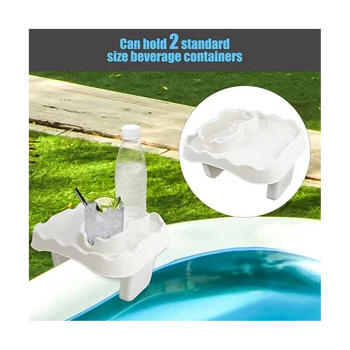  Подстаканник для бассейна, съемный подстаканник для напитков и поднос для напитков, совместимый с самыми надувными бассейнами Intex B 5