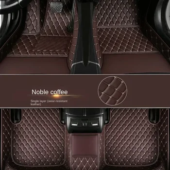 Пользовательские автомобильные коврики с логотипом для Mercedes Benz GL Class X164 X166 GLS 6 мест 7 мест 2020-2023 Детали интерьера Автомобильные аксессуары