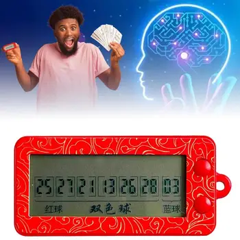 Портативный Ai Picker Забавный лотерейный автомат Выбор счастливых чисел со шнурком для вечеринок Развлечения Новая концепция игрушка для игральных костей 3