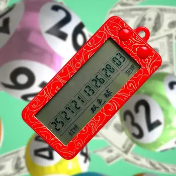 Портативный Ai Picker Забавный лотерейный автомат Выбор счастливых чисел со шнурком для вечеринок Развлечения Новая концепция игрушка для игральных костей 4
