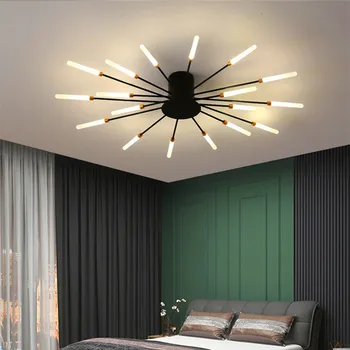 потолочный светильник светодиодный подвесной светильник люстра современный фейерверк стена гостиная спальня кабинет дом гипсофила художественные лампы 3