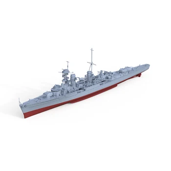 Предпродажа 7! SSMODEL SS700563/S 1/700 Military Model Kit Немецкий легкий крейсер «Карлсруэ» 0