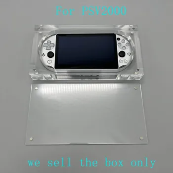 Прозрачная магнитная акриловая коробка для хранения PSV2000 Vita 2000 Крышка игровой консоли Shell Box Дисплей Подставка Игровые аксессуары