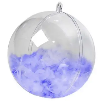 Прозрачные украшения Прочный акриловый прозрачный DIY Шарик для ванны Плесень Креативный шар для праздничного свадебного украшения