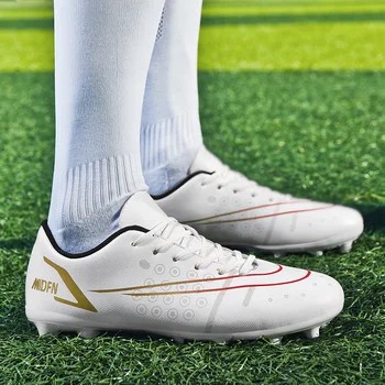 Профессиональная детская футбольная обувь Футбольная обувь Мужская футбольная футзальная обувь Кроссовки Дышащая спортивная обувь на открытом воздухе унисекс 3