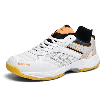 Профессиональная обувь для настольного тенниса, сетчатая дышащая и противоскользящая спортивная обувь, обувь для бадминтона, мужская теннисная обувь