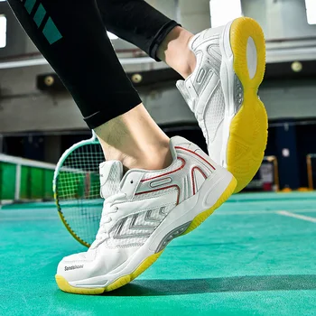 Профессиональная обувь для настольного тенниса, сетчатая дышащая и противоскользящая спортивная обувь, обувь для бадминтона, мужская теннисная обувь 4