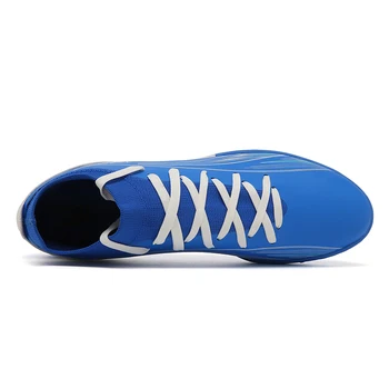 Профессиональная футбольная обувь для помещений Мужские противоскользящие футбольные носки Мужские спортивные ботинки Дизайнерские мужские футбольные носки 3