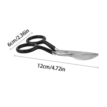 Прочный триммер для ковров Ножницы Острые ножницы для аппликации Duckbill Нержавеющая сталь Швейные ножницы для вышивания Ножницы для резки 5