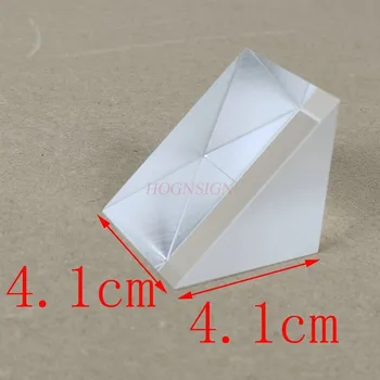 Прямоугольная призма 40 мм без покрытия стандартная прецизионная треугольная призменная оптика 90 градусов 180 градусов поворотная призма