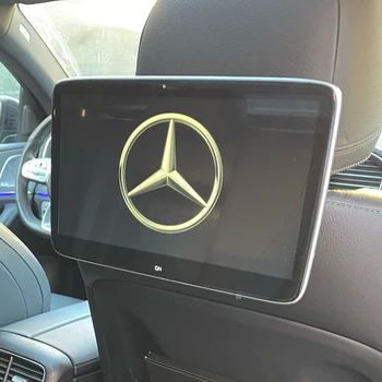 Развлечения на заднем сиденье для Mercedes A B C E G S V ML GL CLS GLK GLE GLS SLK Class Android 12 Подголовник с зеркальным отображением ТВ-монитора 0