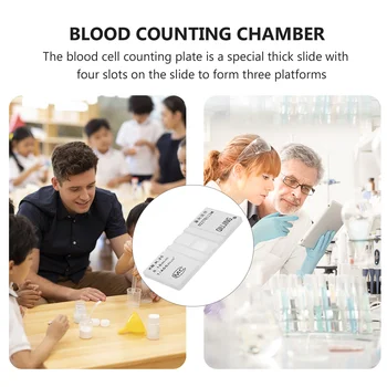 Реагентный гемоцитометр Камера для подсчета крови Упаковка Пластиковая доска 3