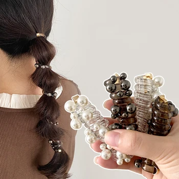 Резиновые ленты Аксессуары для волос Резинки для волос Телефонная линия Кольца для волос Украшения Конский хвост Резиновая лента