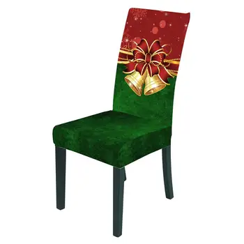 Рождественские чехлы для стульев Колокольчик Северный олень Снеговик Обеденный стул Чехлы Веселое украшение на свадебных вечеринках Наслаждайтесь ответственно и